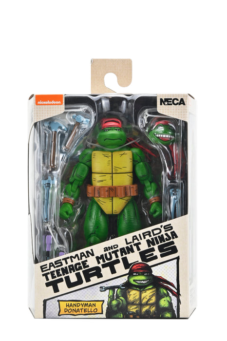 NECA Figura de Accion: TMNT Tortugas Ninja Mirage Comics - Handyman Donatello 7 Pulgadas