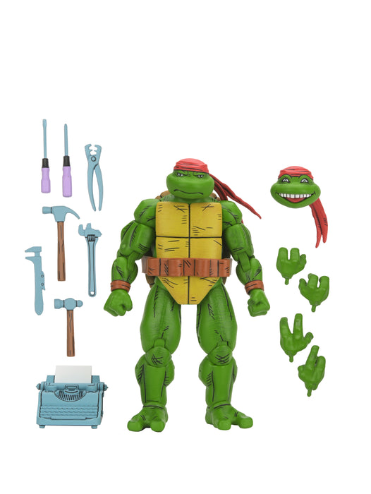 NECA Figura de Accion: TMNT Tortugas Ninja Mirage Comics - Handyman Donatello 7 Pulgadas