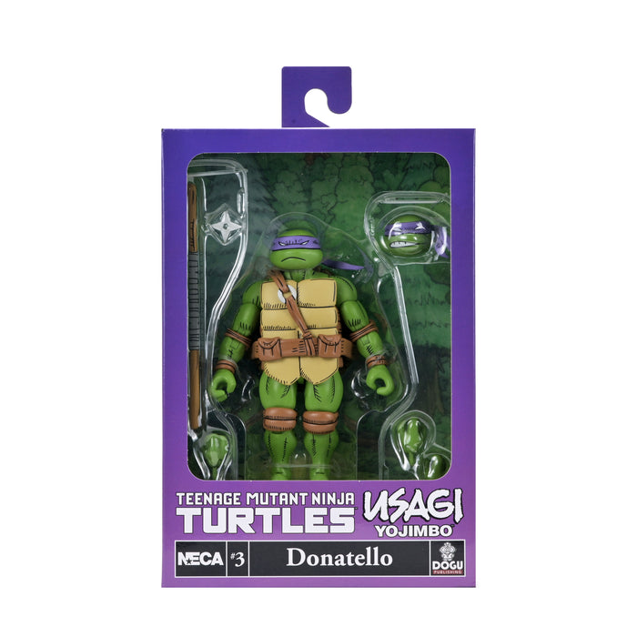 NECA Figura de Accion Ultimate: TMNT x Usagi Yojimbo - Donatello 7 Pulgadas