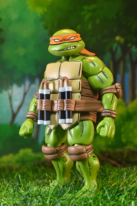 NECA Figura de Accion Ultimate: TMNT x Usagi Yojimbo - Michelangelo 7 Pulgadas