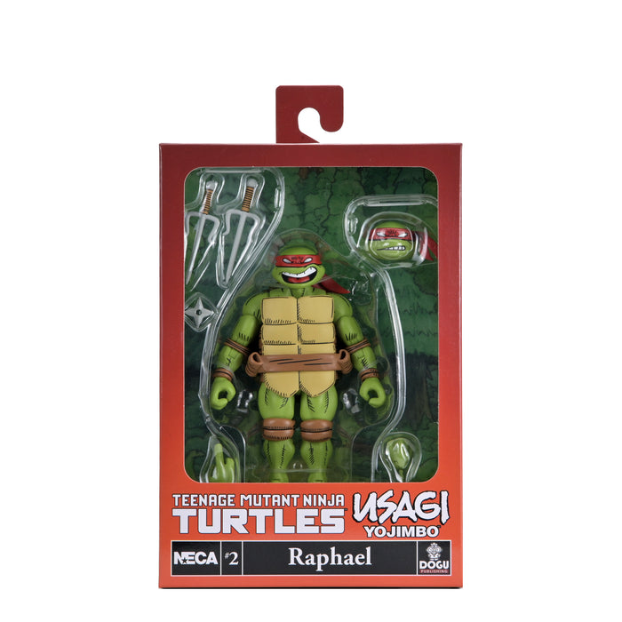 NECA Figura de Accion Ultimate: TMNT x Usagi Yojimbo - Raphael 7 Pulgadas