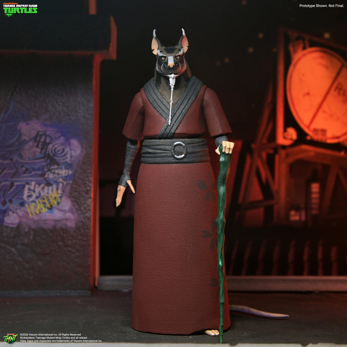 NECA Figura de Accion Ultimate: TMNT Tortugas Ninja 2012 Cartoon - Splinter 7 Pulgadas