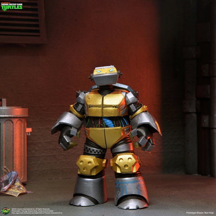 NECA Figura de Accion Ultimate: TMNT Tortugas Ninja 2012 Cartoon - Metalhead 7 Pulgadas