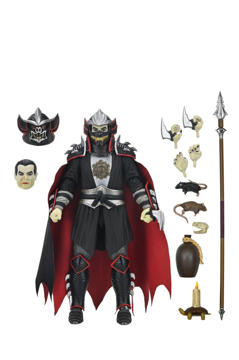 NECA Figura de Accion: Universal Monsters x TMNT - Shredder como Dracula Classic Colors 7 Pulgadas