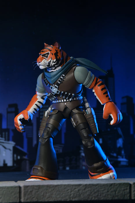 NECA Figura de Accion Ultimate: TMNT Tortugas Ninja 2012 Cartoon - Tiger Claw 7 Pulgadas