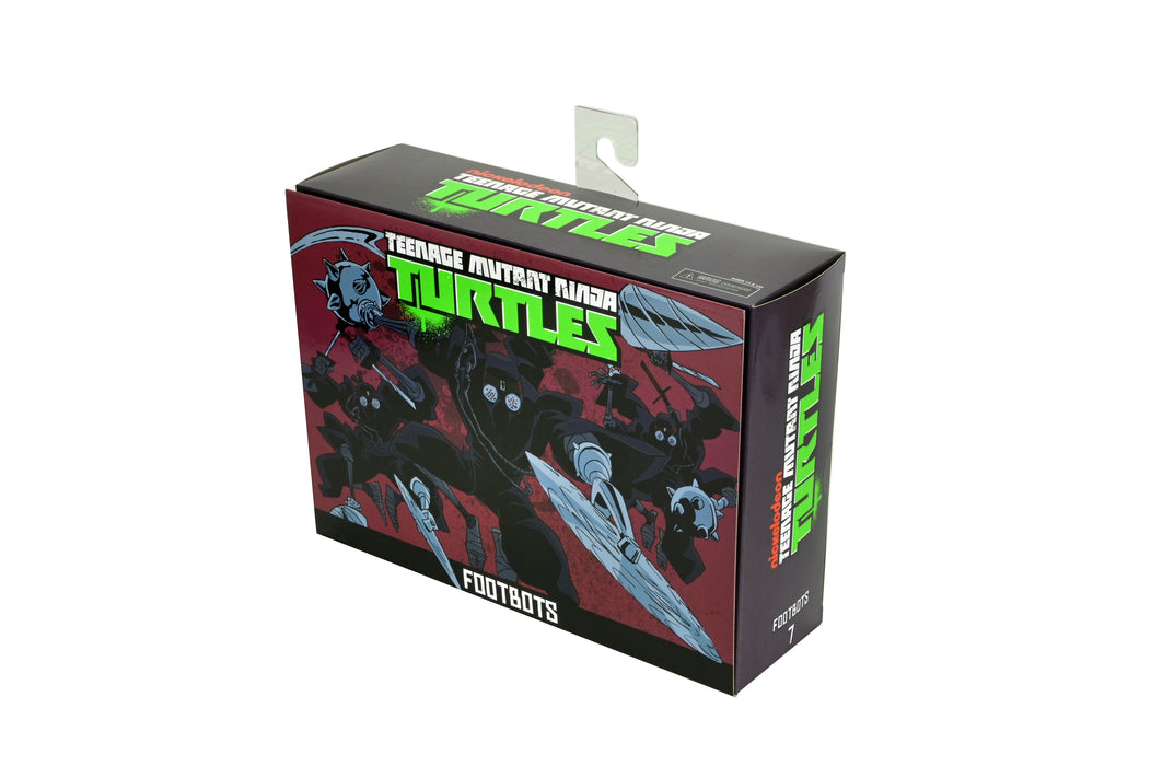 NECA Figura de Accion Ultimate: TMNT Tortugas Ninja 2012 Cartoon - Footbots 2 Pack 7 Pulgadas