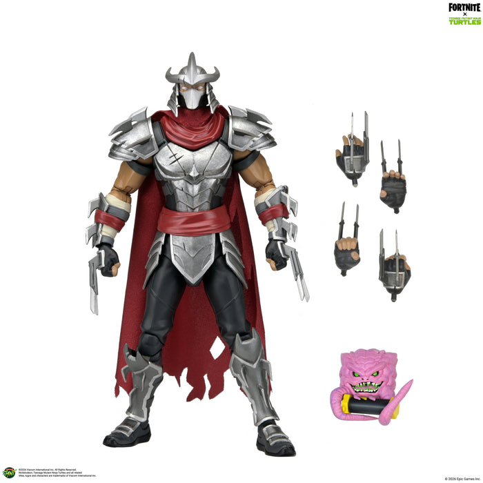 NECA Figura de Accion: TMNT Tortugas Ninja X Fortnite - Shredder 7 Pulgadas