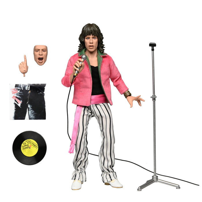 NECA Figura de Accion Vestida: The Rolling Stones - Mick Jagger 1975 8 Pulgadas
