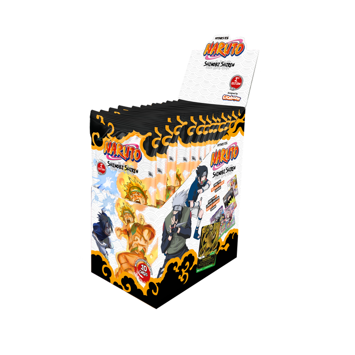 Naruto Mythos TCG: Shinobi Shiren Set 2 Edicion 1 - 24 Booster Pack En Ingles