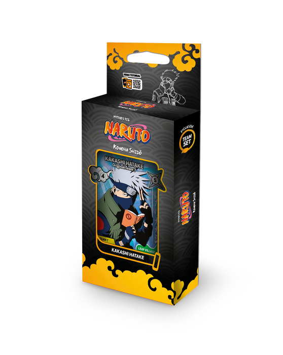 Naruto Mythos TCG: Konoha Shido Set 1 Edicion 2 - Kakashi Team Set En Ingles