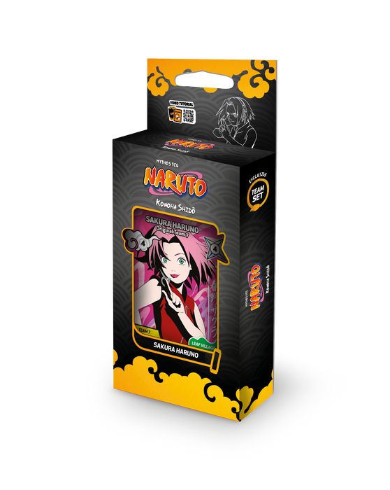 Naruto Mythos TCG: Konoha Shido Set 1 Edicion 2 - Sakura Team Set En Ingles