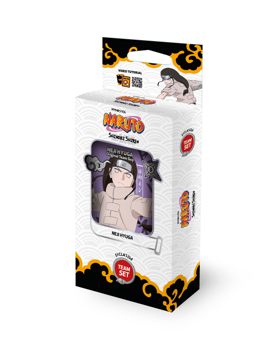 Naruto Mythos TCG: Shinobi Shiren Set 2 Edicion 1 - Neji Hyuga Team Set En Ingles