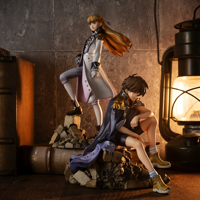 Megahouse Figures Alpha Omega Series: Mobile Suit Gundam  Wing 30 Aniversario - New Mobile Report Gundam Wing Heero Yuy & Relena Peacecraft