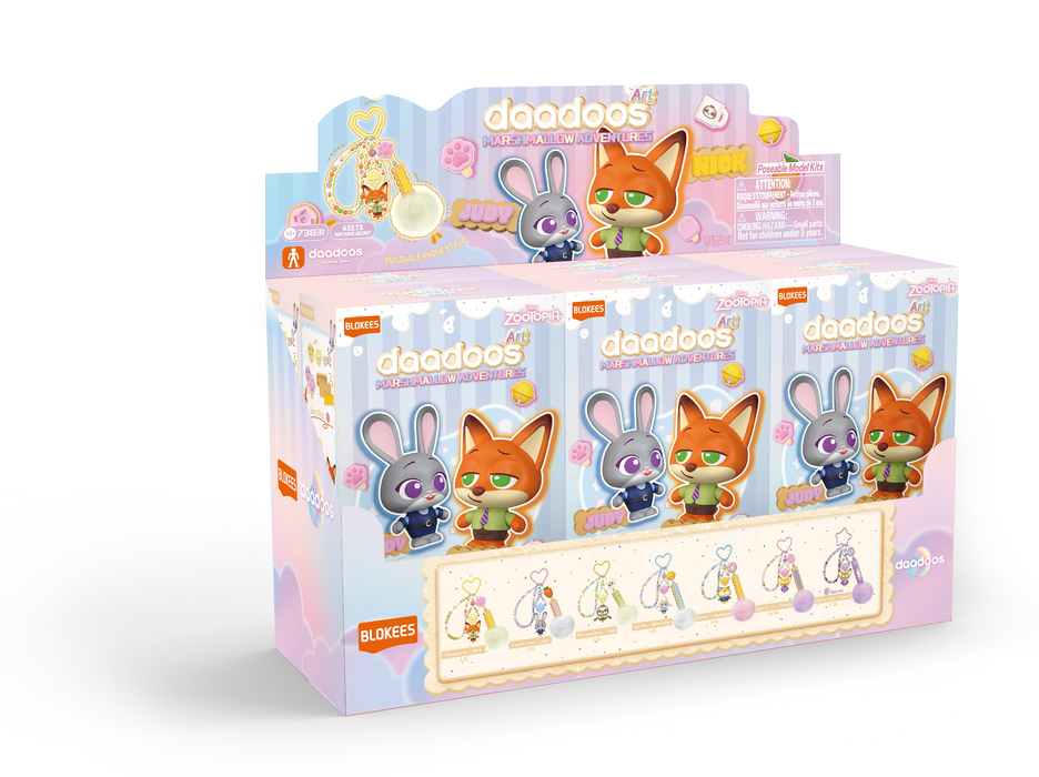Blokees Zootopia Daadoos Art Series: 01 Marshmallow Adventures - Unitario 73831