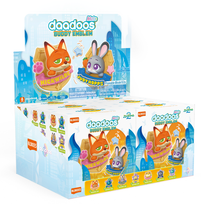 Blokees Zootopia Daadoos Mate Series: 01 Buddy Emblem - Unitario 73821