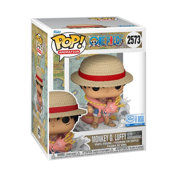 Funko Pop Premium: One Piece - Luffy con Momonosuke Exclusivo