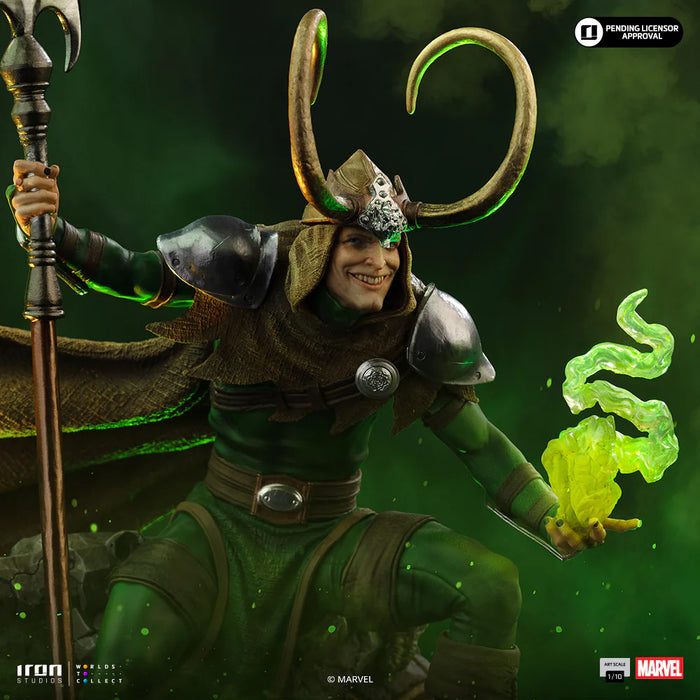 Iron Studios: Marvel Comics - Loki Laufeyson Escala de Arte 1/10