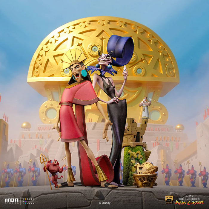 IRON Studios: Las Locuras Del Emperador - Kuzko and Yzma - Escala de Arte 1/10
