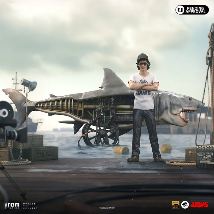 IRON Studios: Jaws 50 Aniversario - Steven Spielberg Deluxe Escala de Arte 1/10