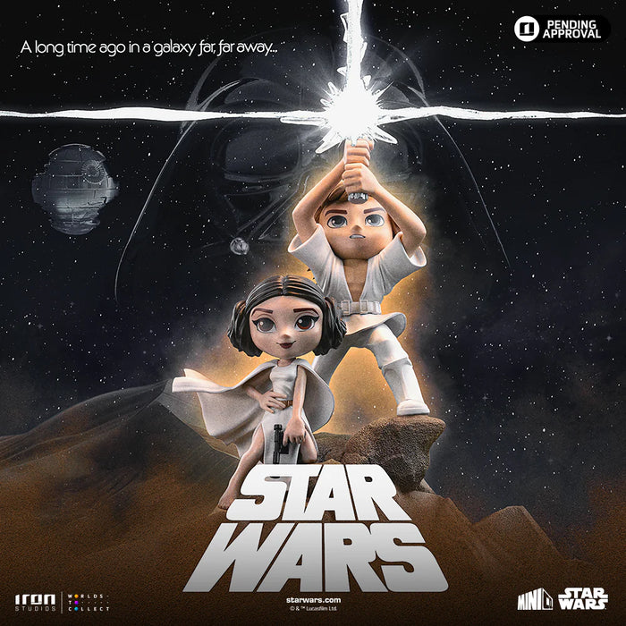 IRON Studios MiniCo: Star Wars - Luke y Leia