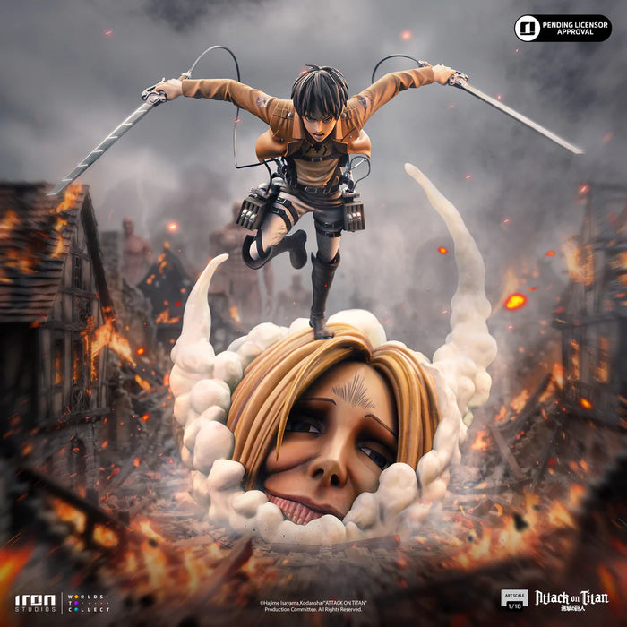 Iron Studios: Attack On Titan - Eren Yeager Escala de Arte 1/10