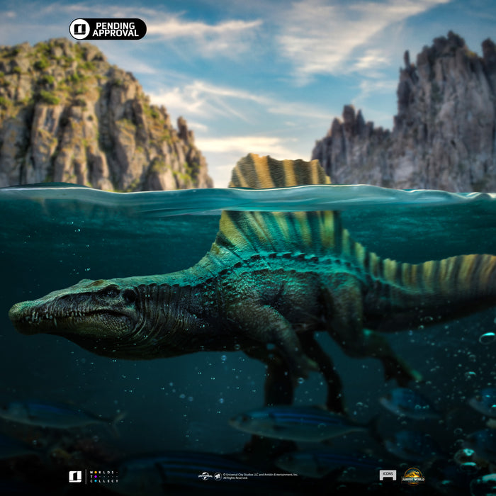 IRON Studios Icons: Jurassic World Rebirth - Spinosaurus Escala De Arte 1/10