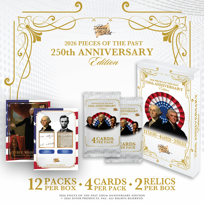 SUPER BREAK: 2026 Pieces of the Past 250th Anniversary - Hobby Box