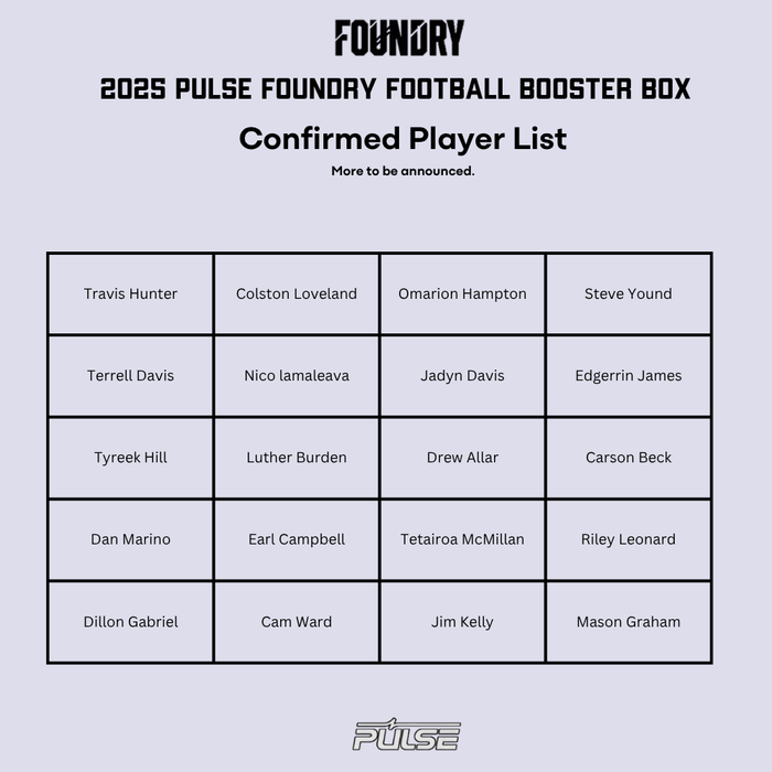 Pulse TCG: 2025 Foundry Football Booster Box