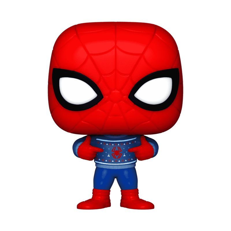 Funko Pop Keychain & Tee: Marvel Holiday - Playera Infantil Mediana Con Llavero Spiderman