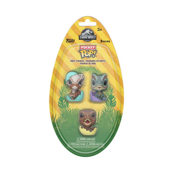 Funko Pocket Pop Egg: Jurassic Park - Dinos 3 pack