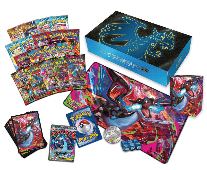 Pokemon TCG: Mega Charizard X ex Ultra Premium Collection en Ingles