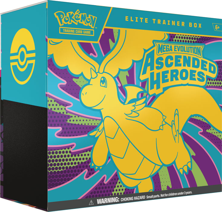PokemonTCG: Mega Evolution Ascended Heroes - Elite Trainer Box en Ingles