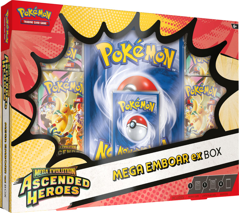 Pokemon TCG: Mega Evolution - Ascended Heroes Mega ex Box en Ingles