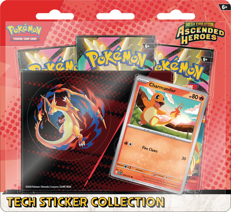 PokemonTCG: Mega Evolution Ascended Heroes - Tech Sticker Collection en Ingles
