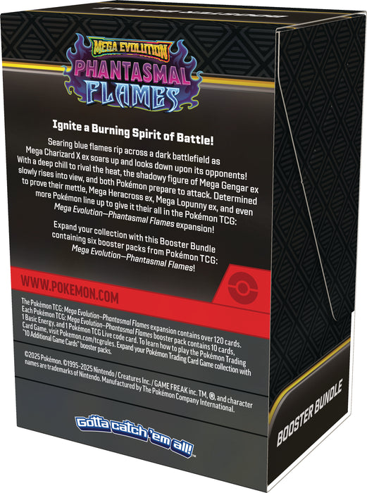Pokemon TCG: Mega Evoluciones Llamaradas Fantasmales - Booster Bundle 6 Pack En Español