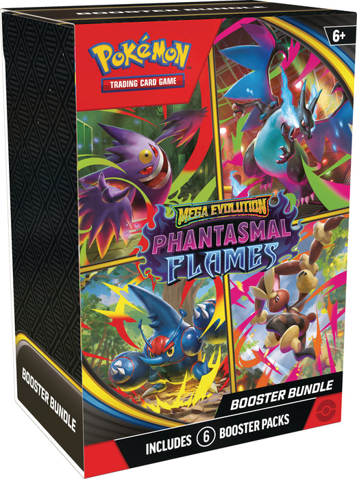 Pokemon TCG: Mega Evoluciones Llamaradas Fantasmales - Booster Bundle 6 Pack En Español
