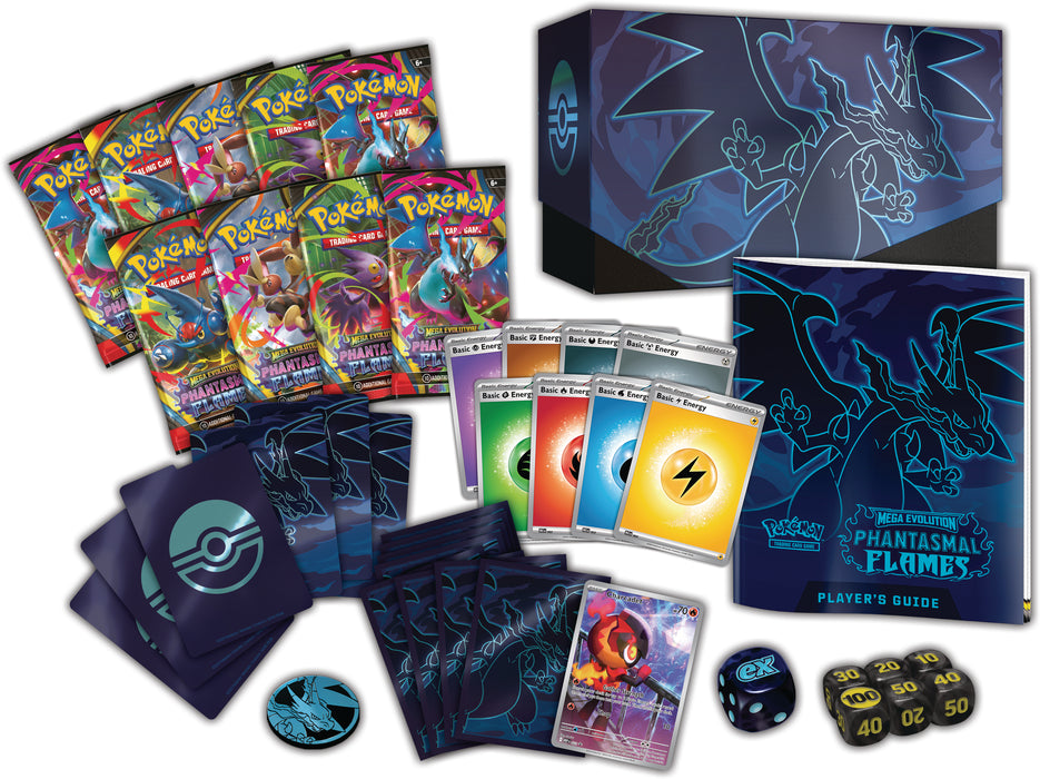 Pokemon TCG: Mega Evoluciones Llamaradas Fantasmales - Elite Trainer Box En Español