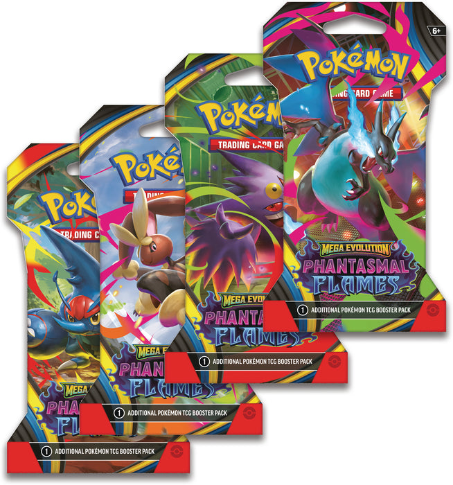 Pokemon TCG: Mega Evoluciones Llamaradas Fantasmales - Sleeved Booster En Español