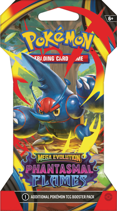 Pokemon TCG: Mega Evoluciones Llamaradas Fantasmales - Sleeved Booster En Español