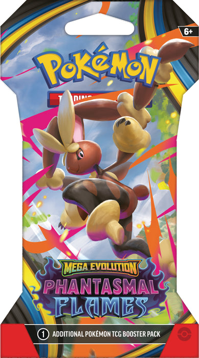 Pokemon TCG: Mega Evoluciones Llamaradas Fantasmales - Sleeved Booster En Español