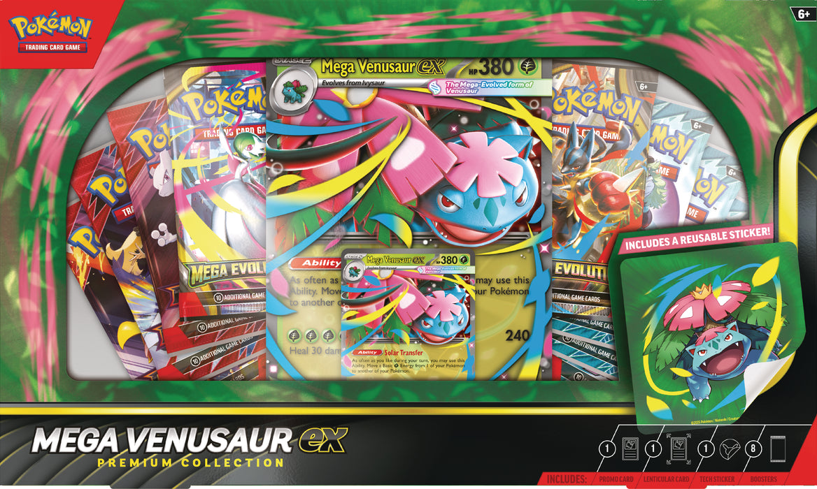 Pokemon TCG: Mega Venusaur ex Ultra Premium Collection en Ingles