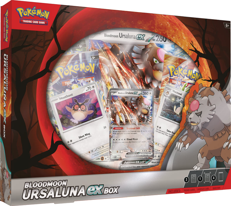 Pokemon TCG: Bloodmoon Ursaluna ex Box En Español