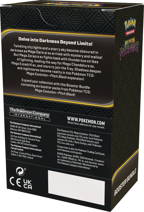 Pokemon TCG: Mega Evolution Oscuridad Absoluta - Booster Bundle en Español