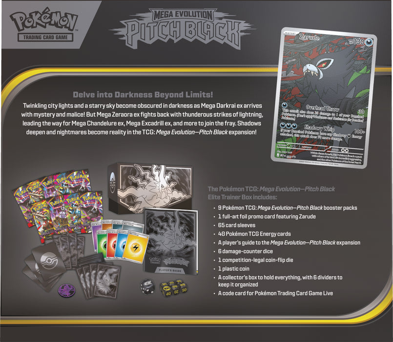 Pokemon TCG: Mega Evolution Oscuridad Absoluta - Elite Trainer Box en Español