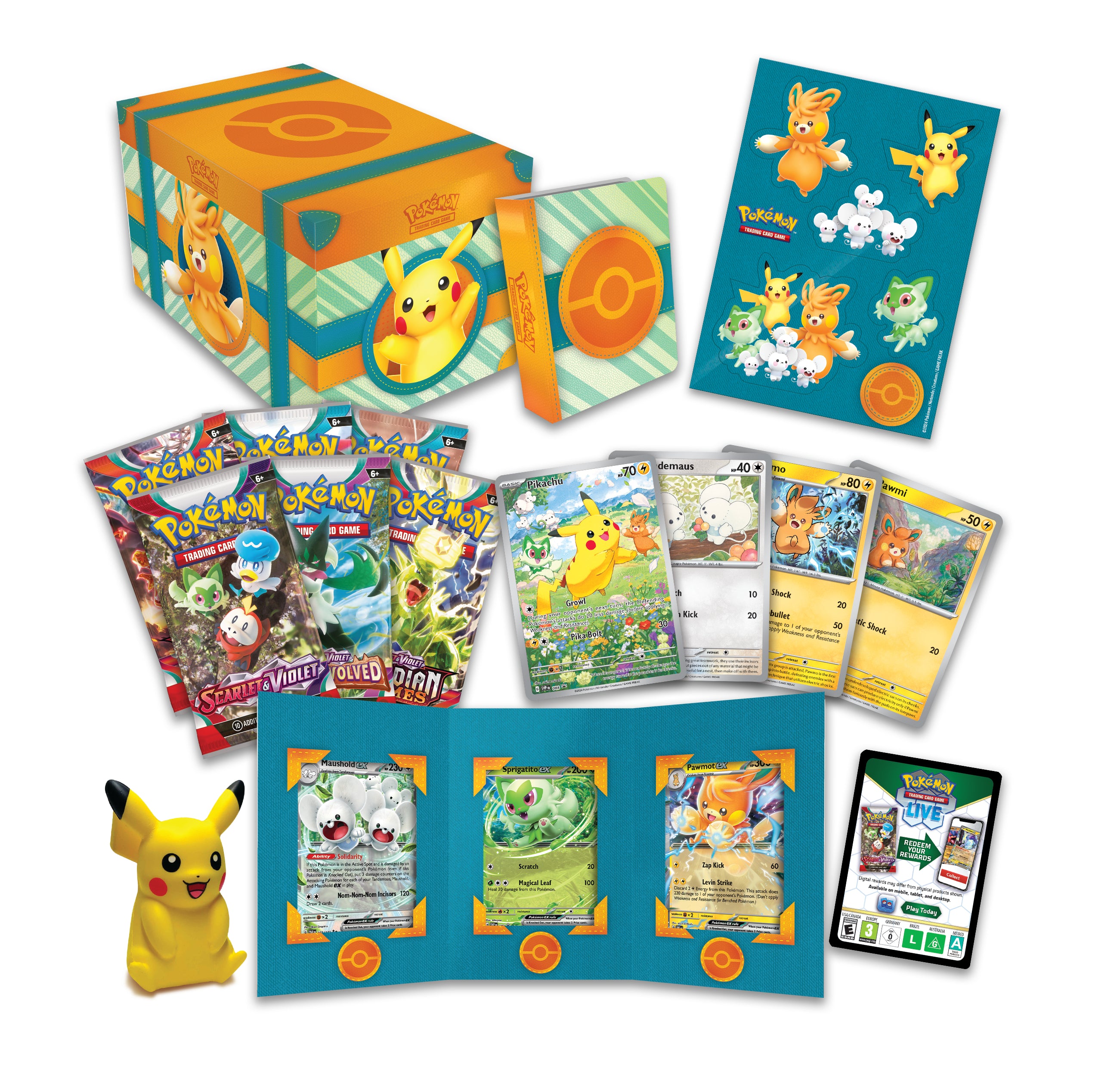 Pokemon TCG Scarlet & Violet Paldea Adventure Chest En Ingles
