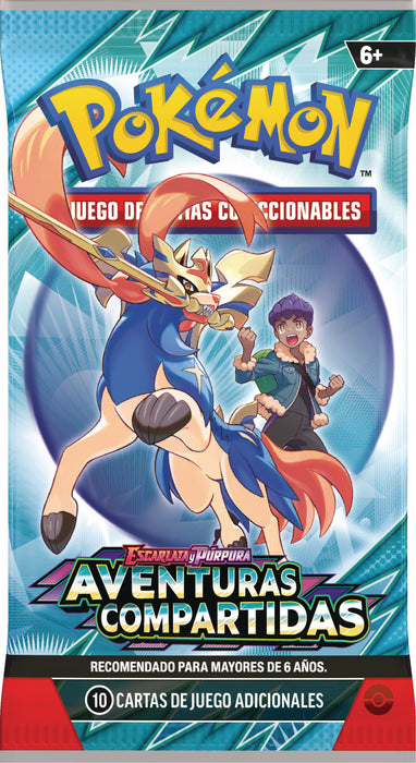 Pokemon TCG Escarlata y Purpura: Aventuras Compartidas - Booster En Español