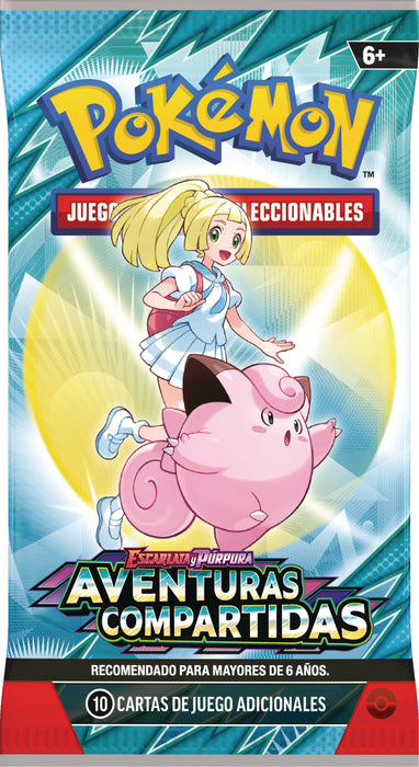 Pokemon TCG Escarlata y Purpura: Aventuras Compartidas - Booster En Español