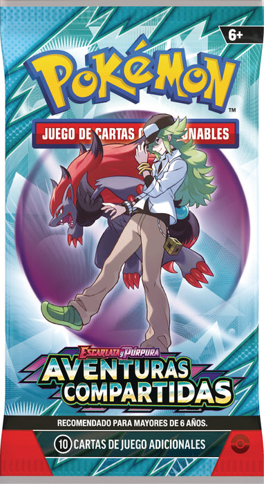 Pokemon TCG Escarlata y Purpura: Aventuras Compartidas - Booster En Español