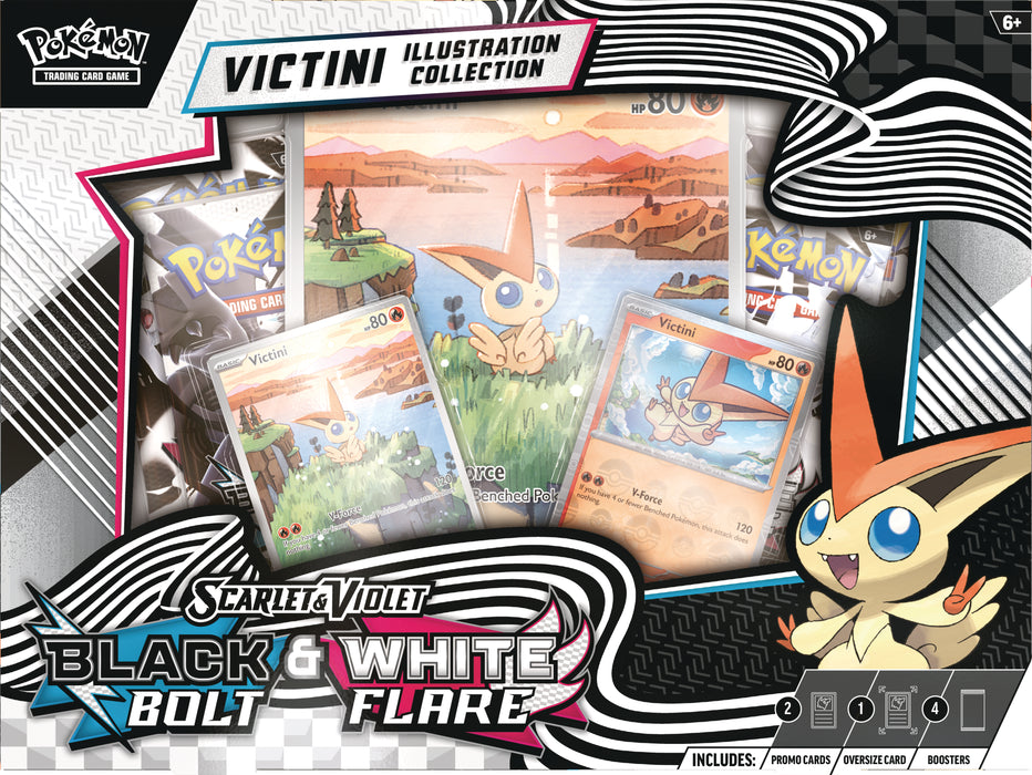Pokemon TCG Escarlata y Purpura: Fulgor Negro y Llama Blanca - Unova Illustration Collection en Español