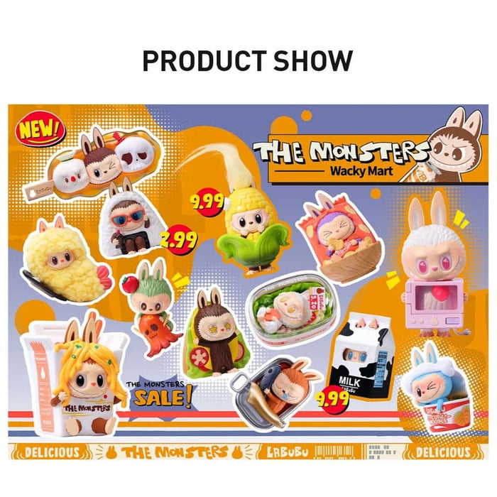POP MART: Labubu The Monsters - Wacky Mart Series Figures
